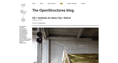 Desktop Screenshot of blog.openstructures.net